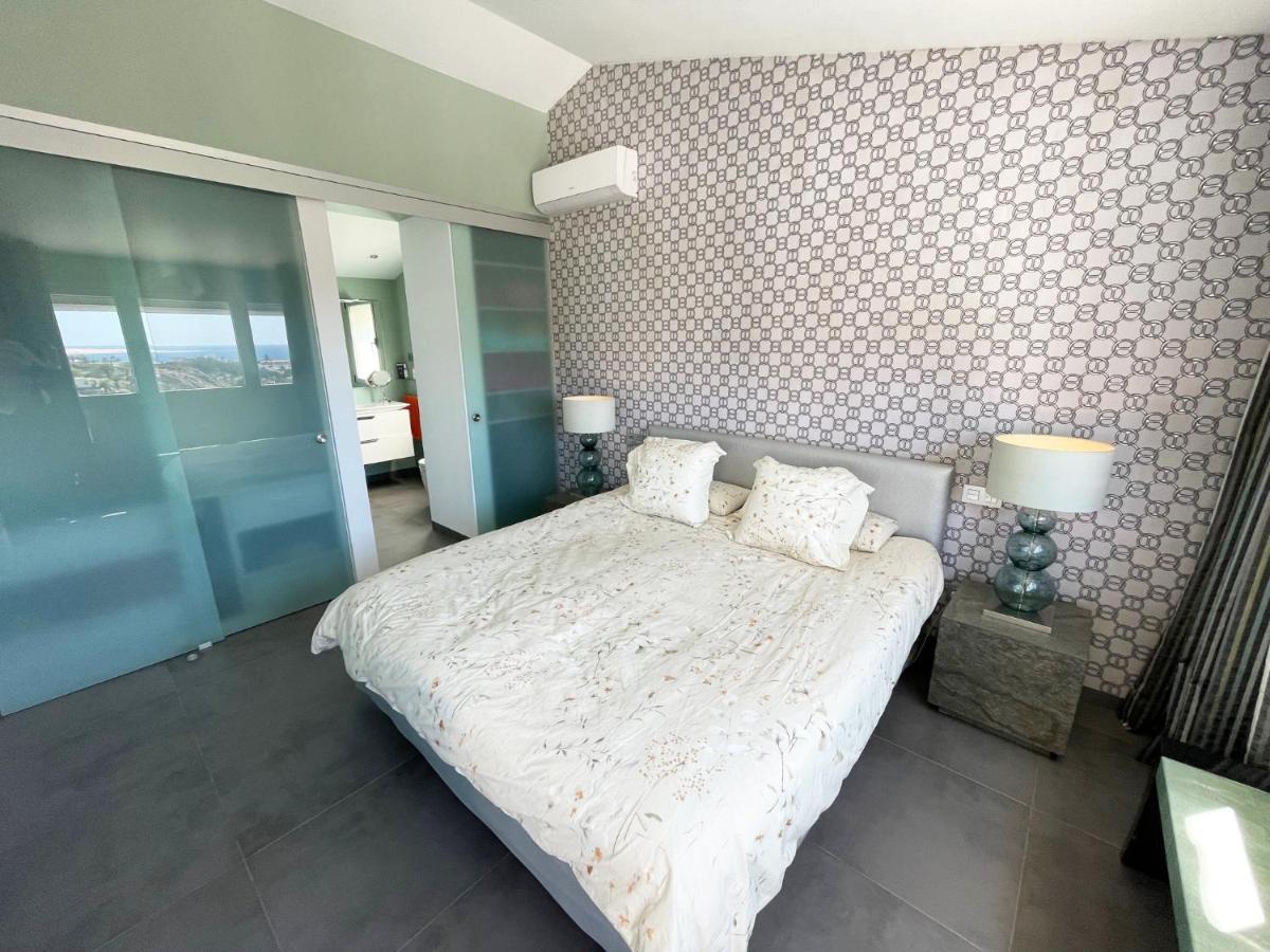 Luxury Villa Morelli With Seaview & Heated Pool Maspalomas  Exteriér fotografie