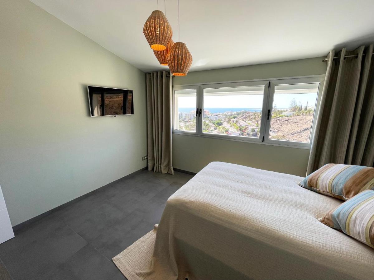 Luxury Villa Morelli With Seaview & Heated Pool Maspalomas  Exteriér fotografie